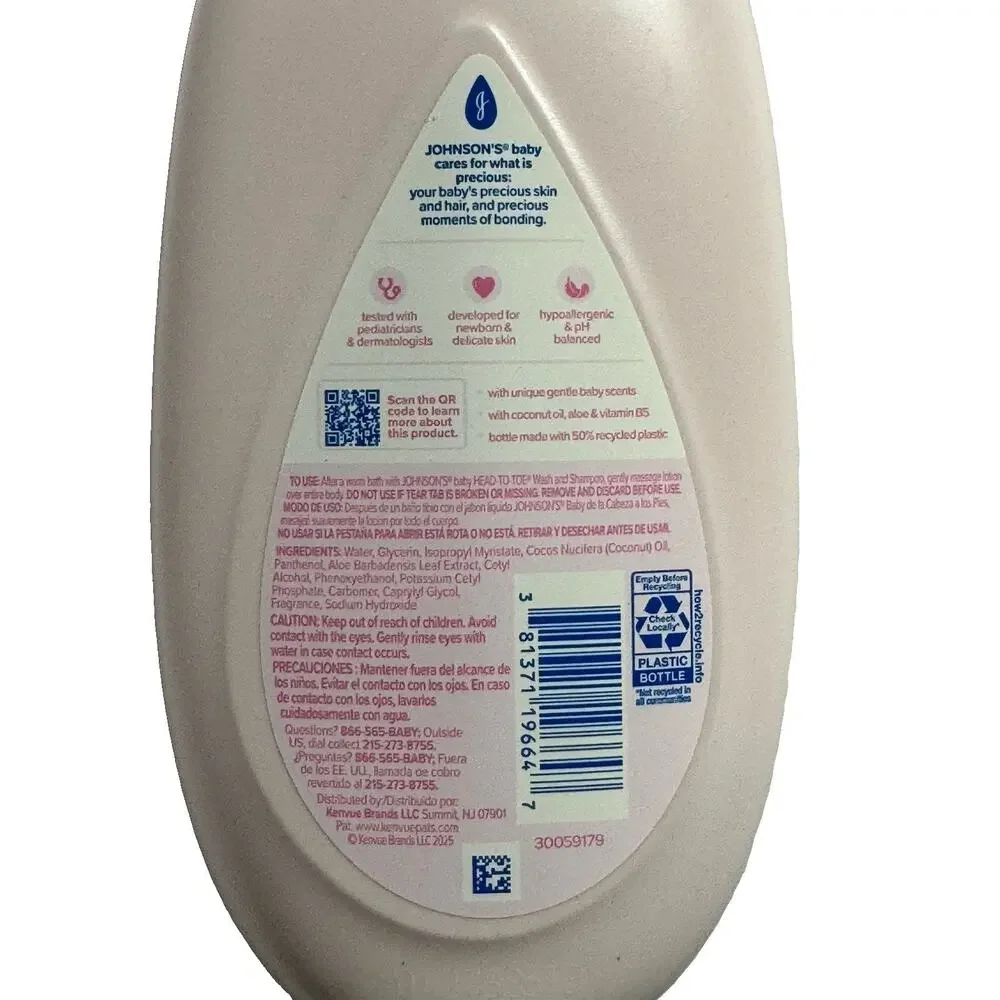 Johnson’s Baby Lotion Aloe & Vitamin B5 13.6 fl oz 400mL New Sealed
